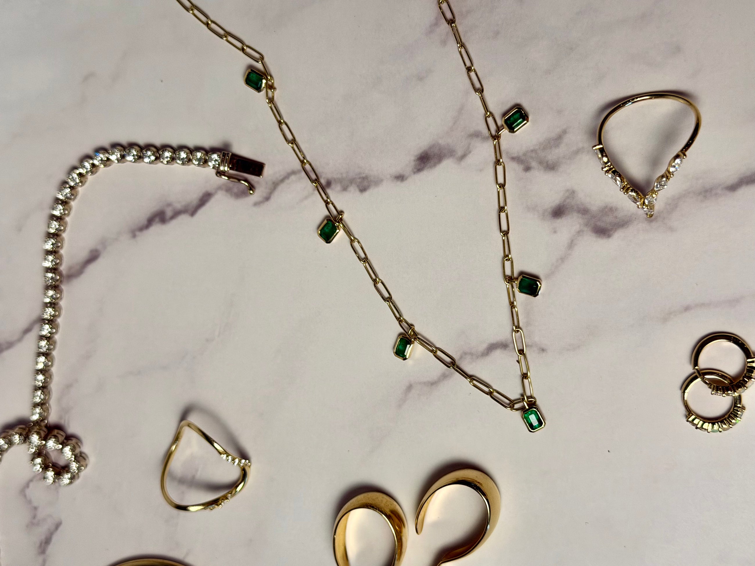 The Emerald Drop Necklace