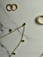 The Emerald Drop Necklace