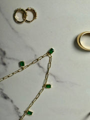 The Emerald Drop Necklace