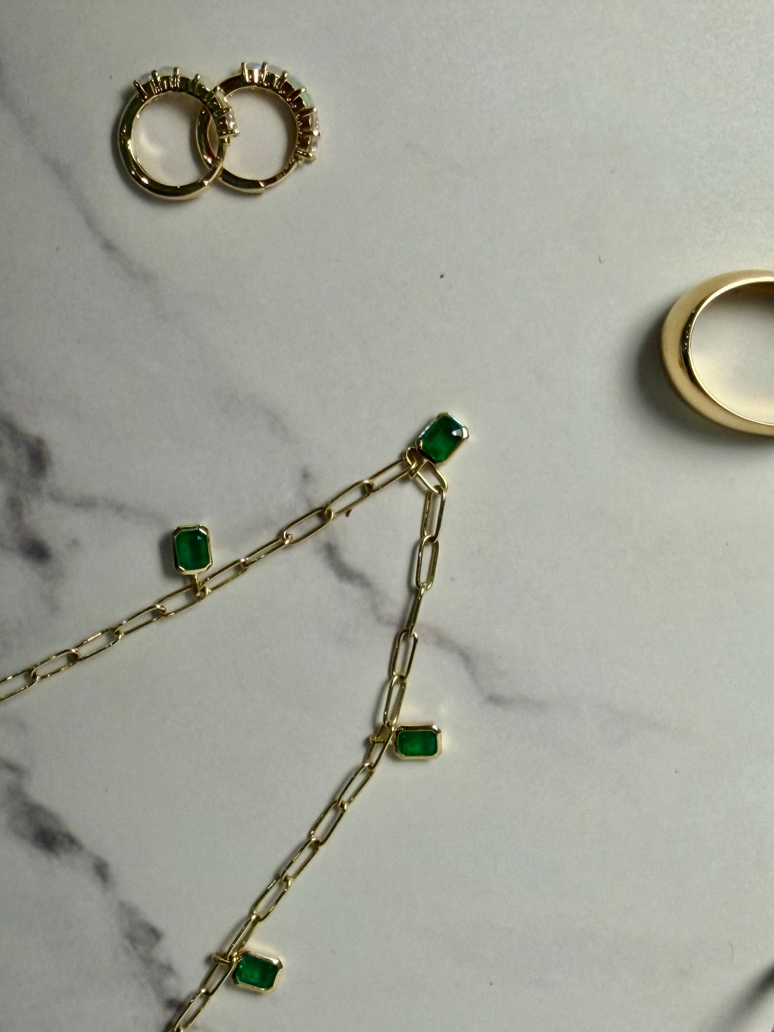 The Emerald Drop Necklace