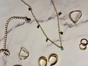 The Emerald Drop Necklace