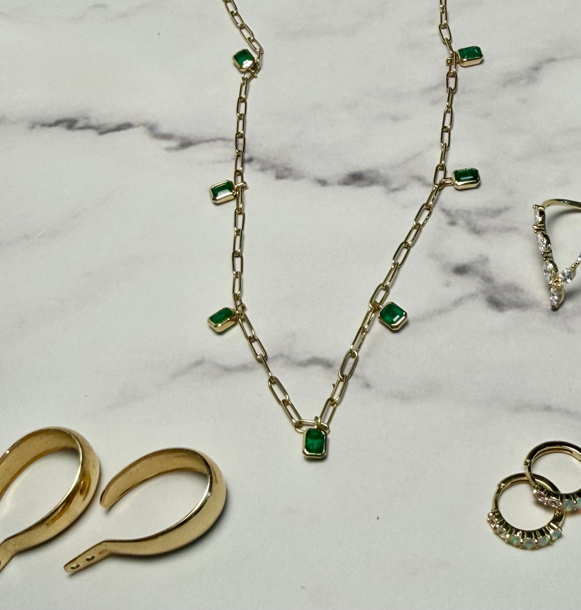 The Emerald Drop Necklace