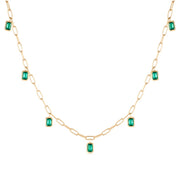 The Emerald Drop Necklace