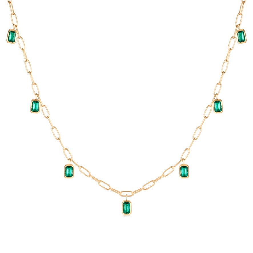 The Emerald Drop Necklace