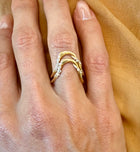 The Chevron Lace Ring
