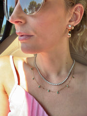 The Sapphire Chandelier Earrings